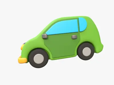 Electric Car 3D model