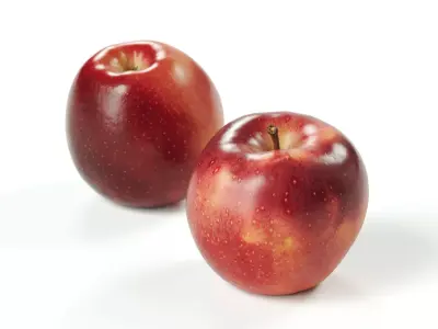 polypasta - apple 02 - red 3D model