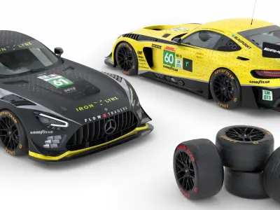 Mercedes AMG lmgt3 2025 3D model
