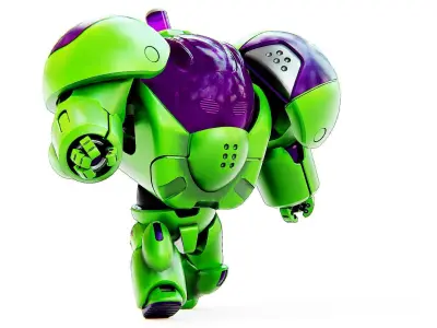 TOY BOT CYCLON B  Rigged for Unreal Engine - Unity - MIXAMO  3D model