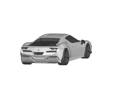 Ferrari 296   3D model