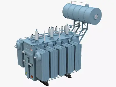 Electrical Power Transformer 3D model