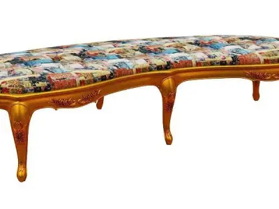 Chaise Lounge Low-poly 3D model