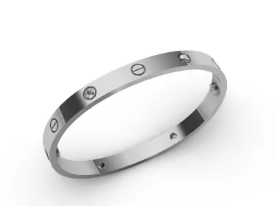 Bolt Bracelet 3D print model