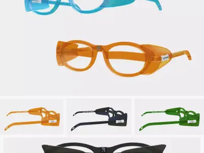 Sports Transparent Glasses 3D model