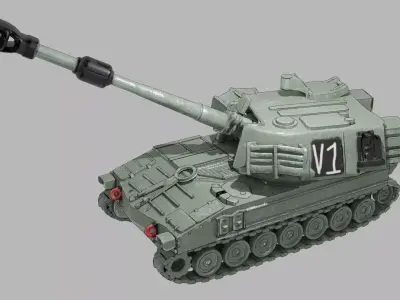 M109 Howitzer - Ready to print 3D print model