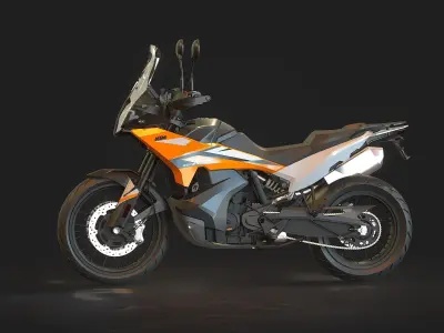 Base model  KTM 890 Adventure 2024 3D model