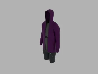 Sport Suit Low-poly 3D model