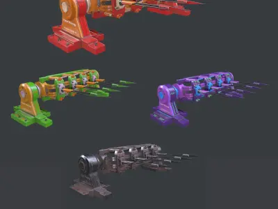 Trap-02 Low-poly 3D model