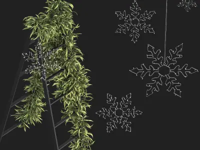 RH Decor set 3D model