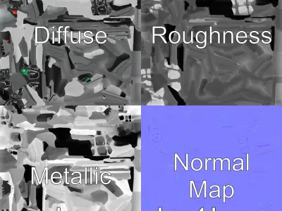 Modern POS Terminal with Touchscreen Display Low-poly 3D model