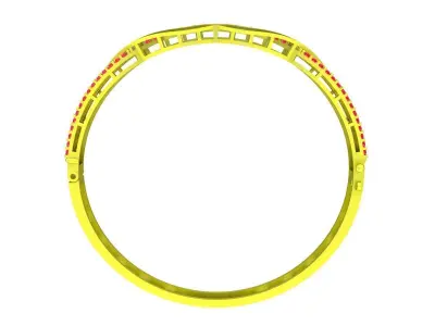 6344 luxury Diamond bangle 3D print model