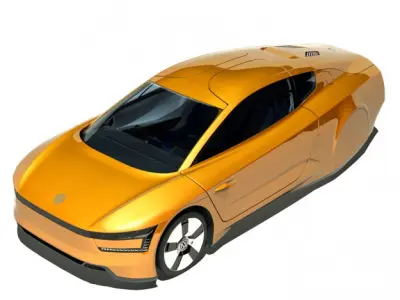 Volkswagen XL1 1 liter Hybrid 3D model