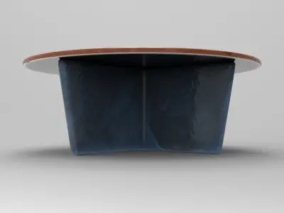 Okuy Side Table Low-poly 3D model