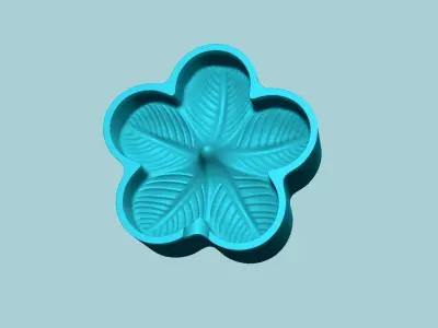 Plum Blossom Flower 01 - Moulding Artificial Craft 3D print model