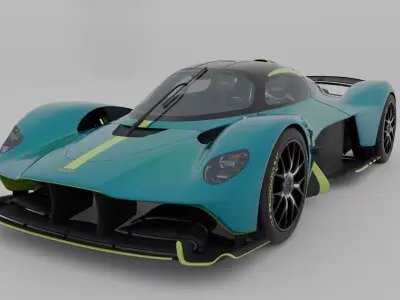 Aston Martin Valkyrie 3D model
