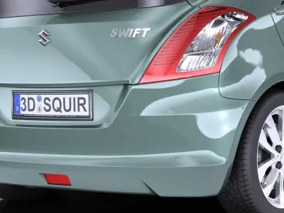 Suzuki Swift 2015 VRAY 3D model