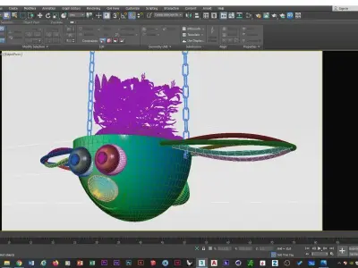 Flowerpot For Childrens - Beautiful Hanging Basket 3D print model