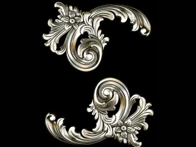 Classic carved 101 3D model