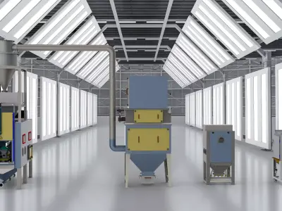 Sand blasting equipment  3D model