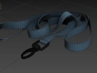 Pet Leash M02 Low-poly 3D model