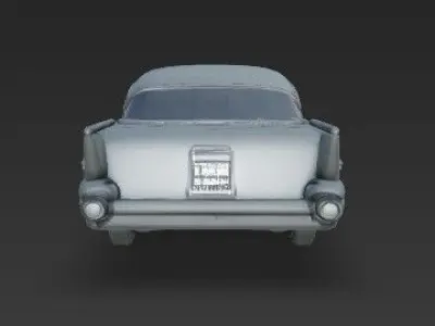 1957 Chevrolet Bel Air  The Iconic Rockn Roll Classic Car 3D print model