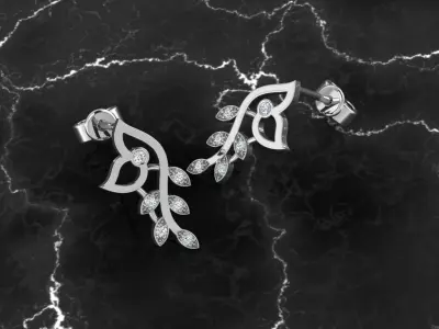 Jewelry Earring 3D print model