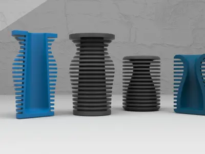 3D-Printing Flower Pots-Interior Decor-Model-8 STL file FREE Free 3D print model