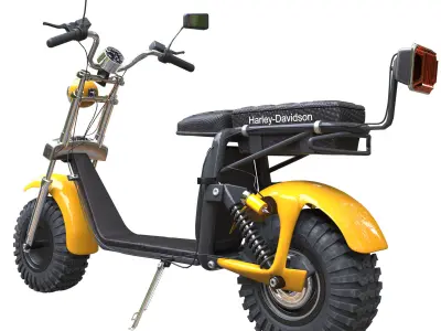 motorcycle harleydavidson 3D model