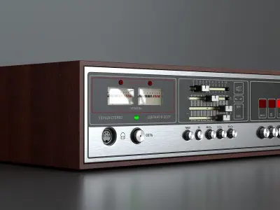 Rare HI FI Amplifier 3D model