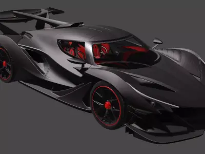  Gumpert Apollo  Carbon 3D model