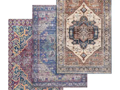 Rug Set 1545 3D model