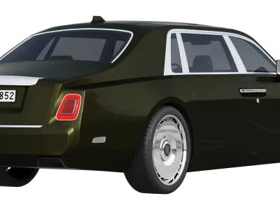Phantom luxury sedan 3D model