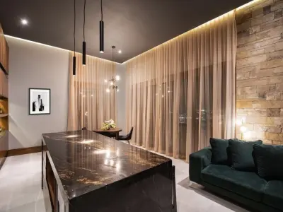 Luxury private House Bar and TV Room 3D model