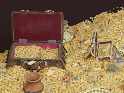 Ancient Treasure 3D model