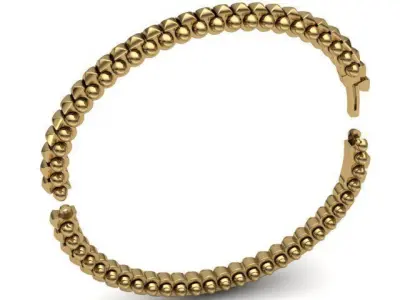 bracelet gold  3D print model