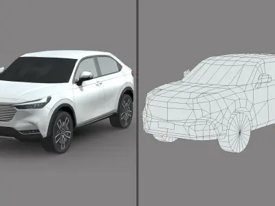 Low-Poly Car Pack 023 - High-Tech Hybrids
