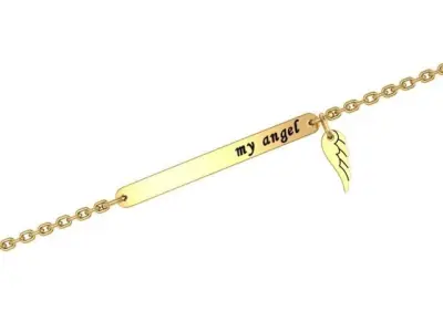 My Angel  bracelet  3D print model