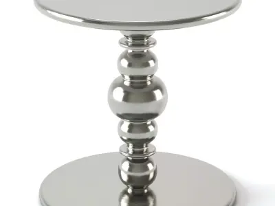 Table Kuf aluminium 3D model