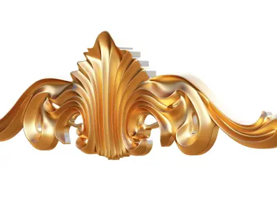 Ornament Carving Molding Decoration CNC Low-poly 3D model