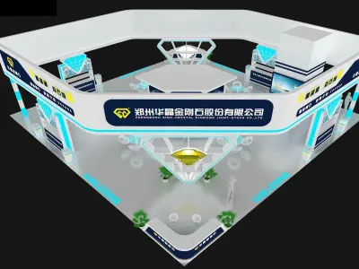 Booth - Area - 15X15-3DMAX2009-05 3D model