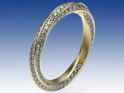 Ring Everlasting Love 3D print model