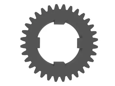 Gear for Electric Bicycle T32 D43 3D print model