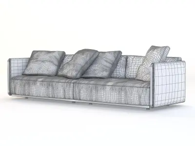 Edmond Sofa By Flexform 3D model