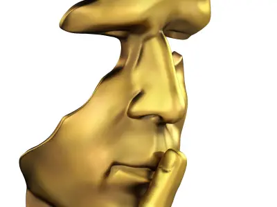 Thinker Statue 3D model