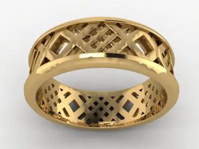 Ring man 3D print model