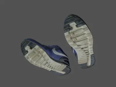 Nike Shoes Low-poly 3D model purchase