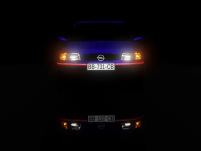 Opel Astra old Model  Free 3D model