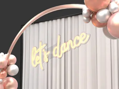 Balloon Arch 6 3D model