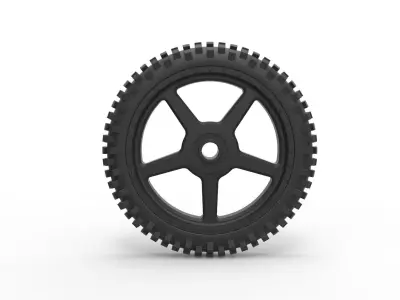 Offroad wheel 12 3D print model